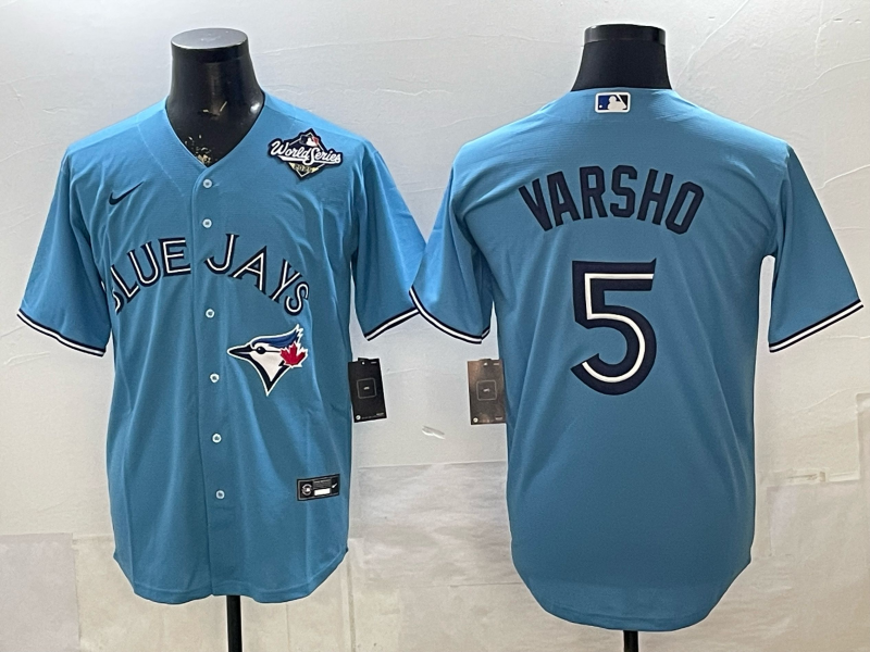 Men 2026 Toronto Blue Jays #5 Varsho Light Blue Game Nike MLB Jersey 2026003
